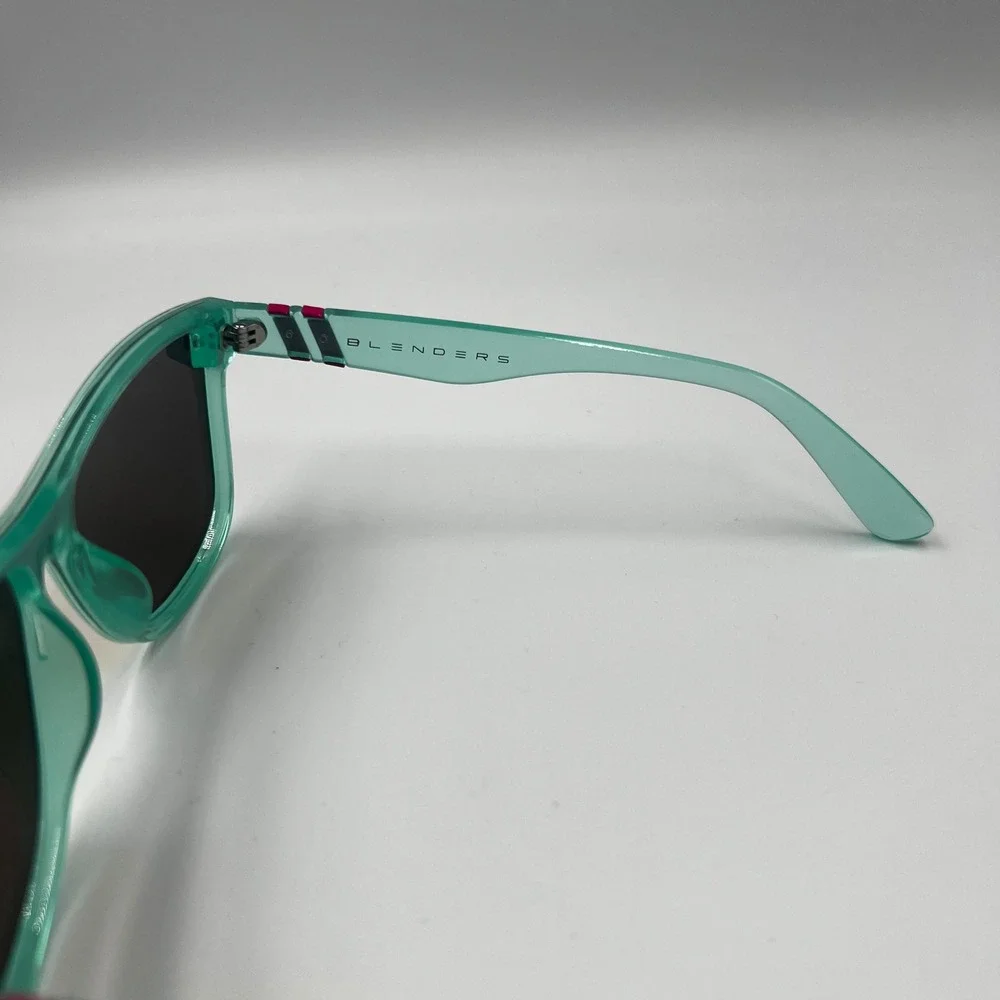 Blenders Eyewear Dance Electric Teal Polarized Sunglasses Red Orange Mirror Lens